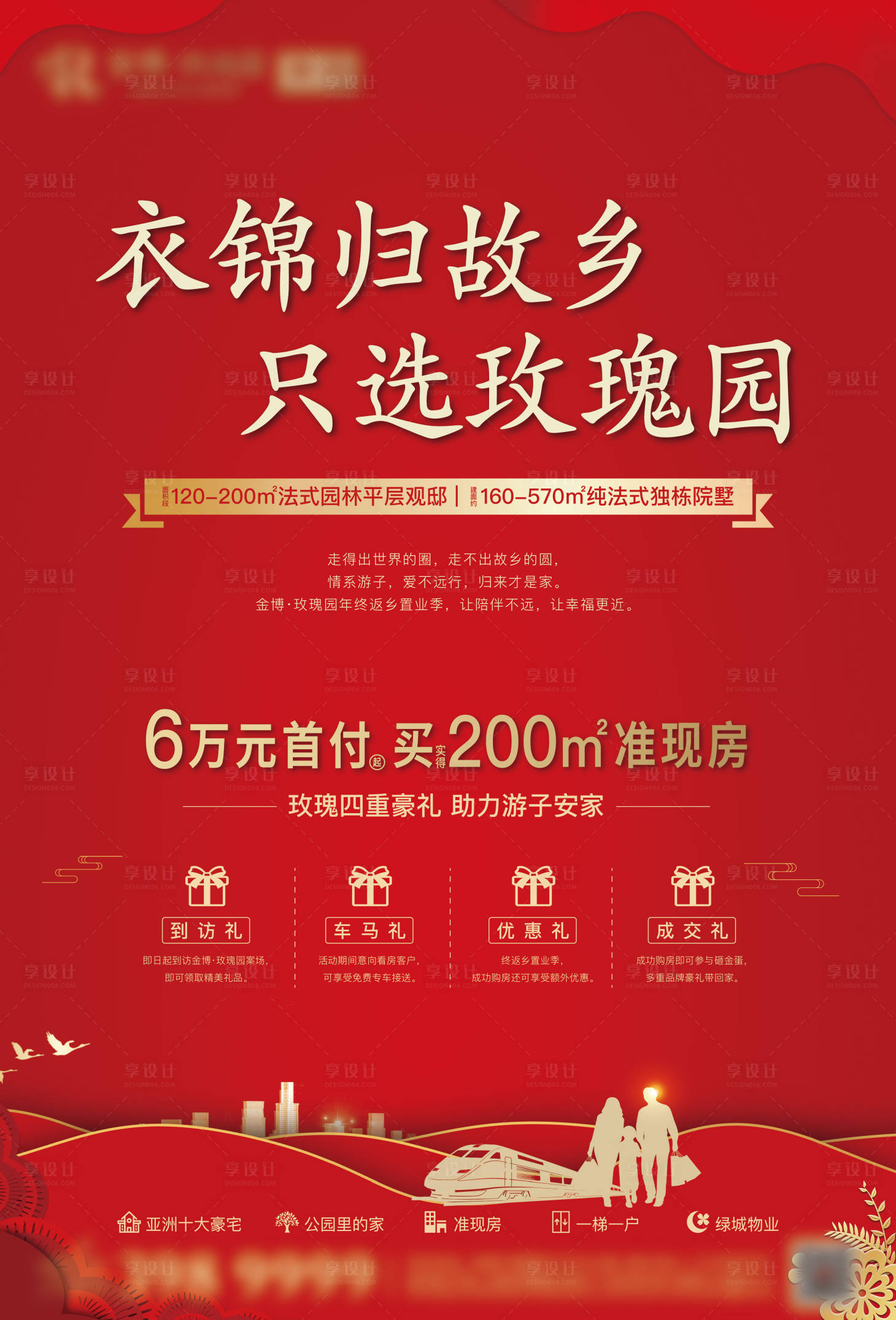 源文件下載【享設計】搜索編號：94150002993942748【房地產返鄉置業海報單圖】