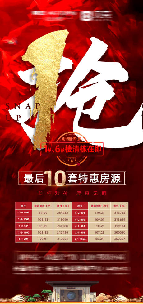 源文件下载【年终钜惠房源海报】编号：65260003065255413