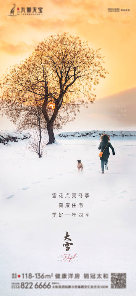 源文件下载【大雪节气海报】编号：96250002829491384