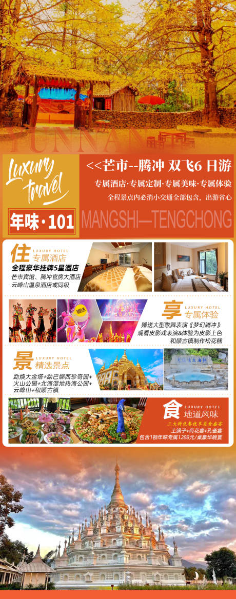 源文件下载【腾冲旅游长图海报】编号：43260003024023486