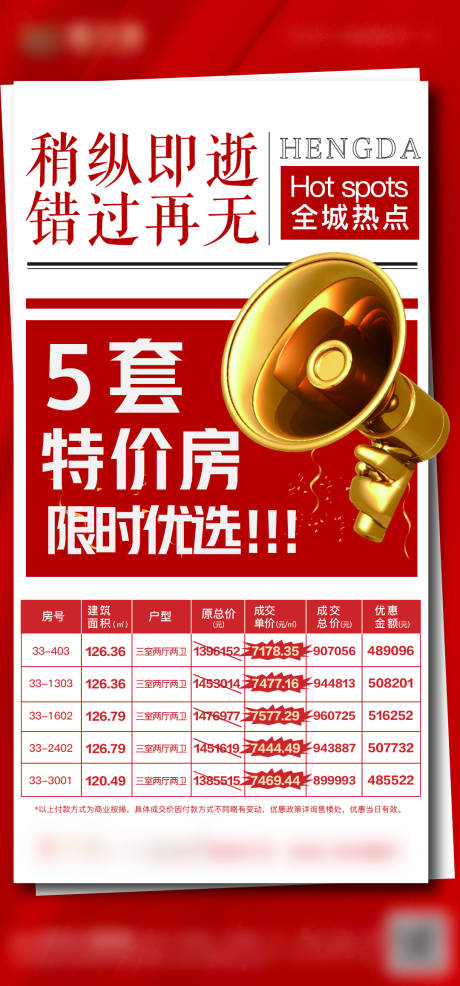 源文件下載【房地產紅金特價房海報】編號：10210002818006028