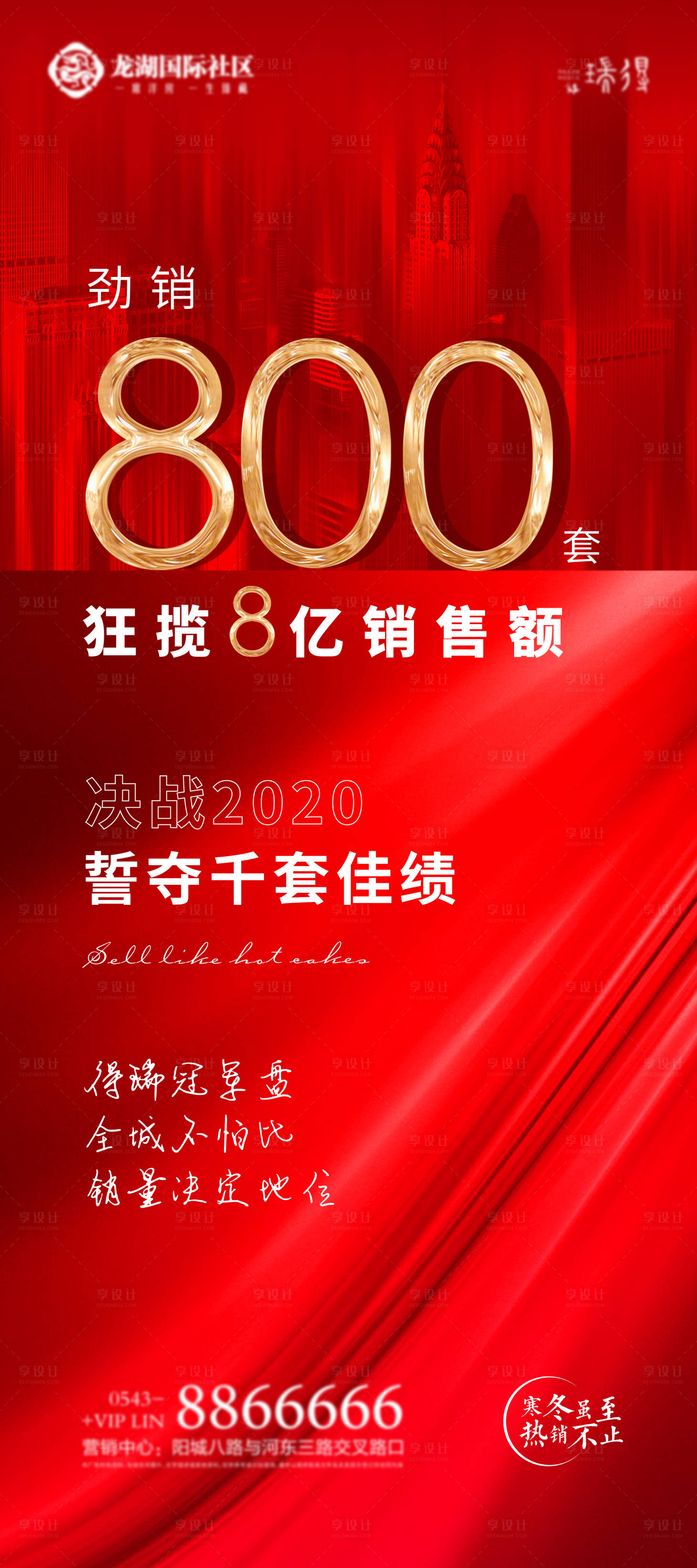 源文件下载【享设计】搜索编号：85540002847086032【地产劲销海报】