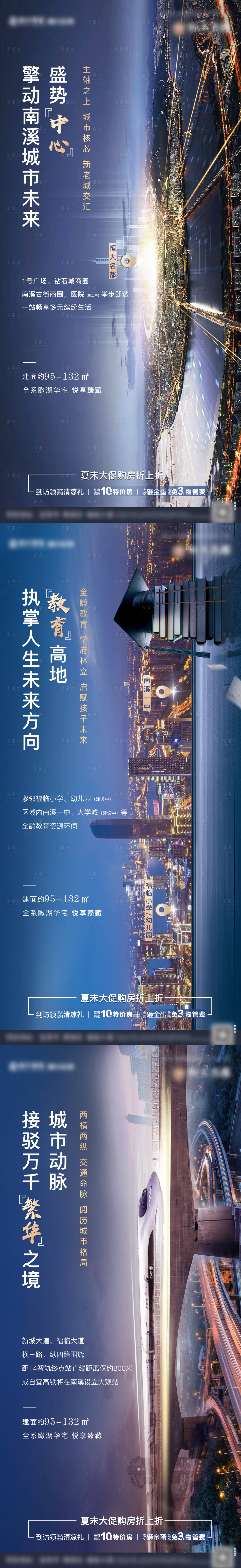 源文件下载【房地产区域大气系列海报】编号：53050002862787822