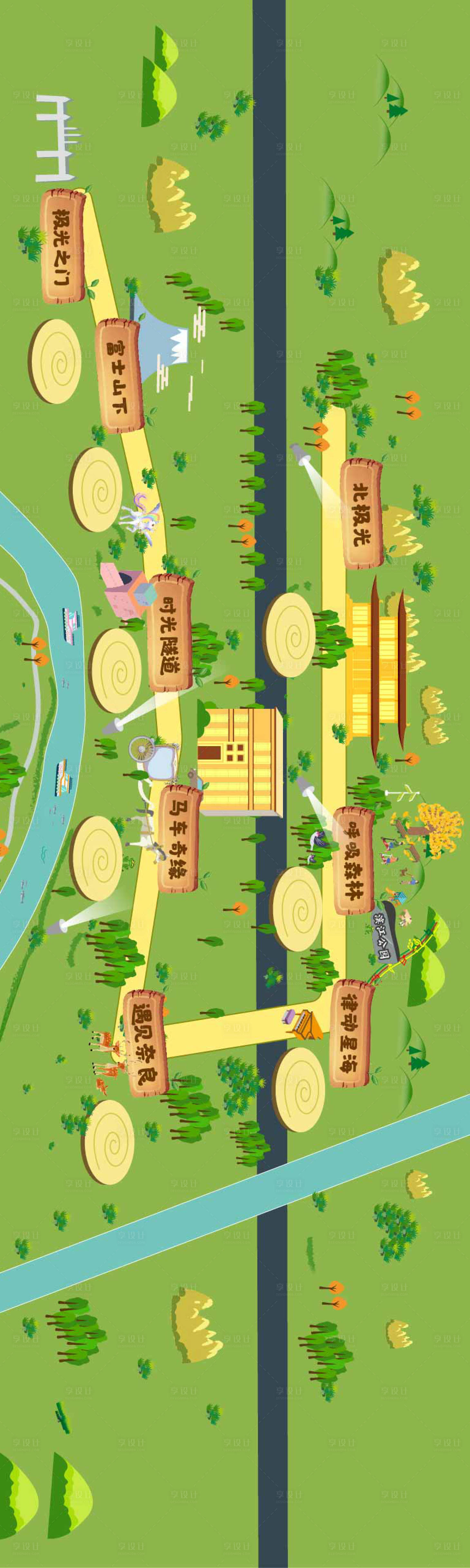源文件下載【手繪地圖】編號：52210002939314405