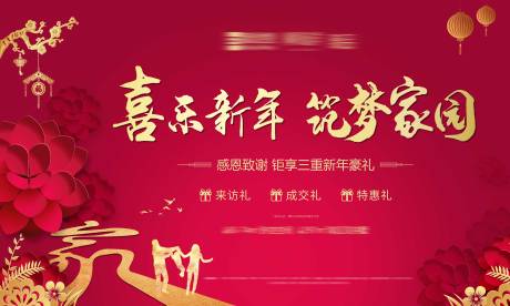 源文件下载【房地产交房返乡置业活动展板】编号：38760002929146467