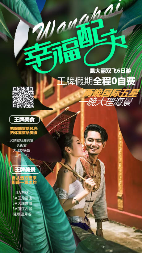 源文件下载【西双版纳旅游海报】编号：44810002986925374