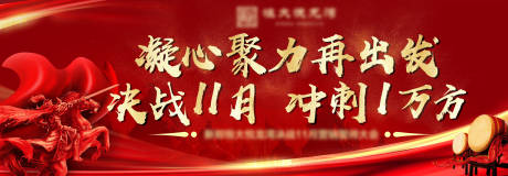 源文件下载【房地产冲刺誓师大会活动展板】编号：21970003029552790