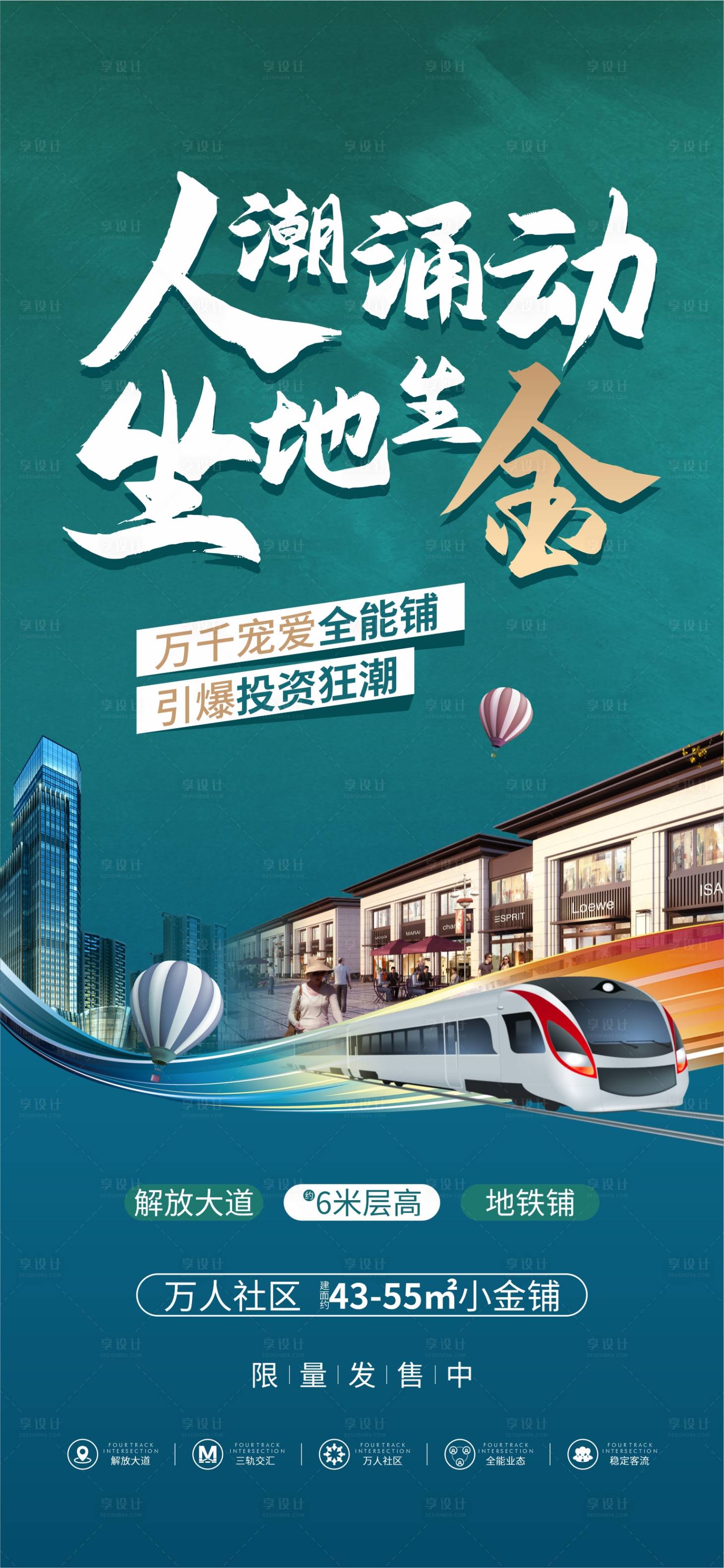 源文件下載【商業街底商海報】編號：97320003007233334