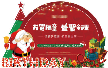 源文件下载【圣诞生日背板】编号：60210002987461102