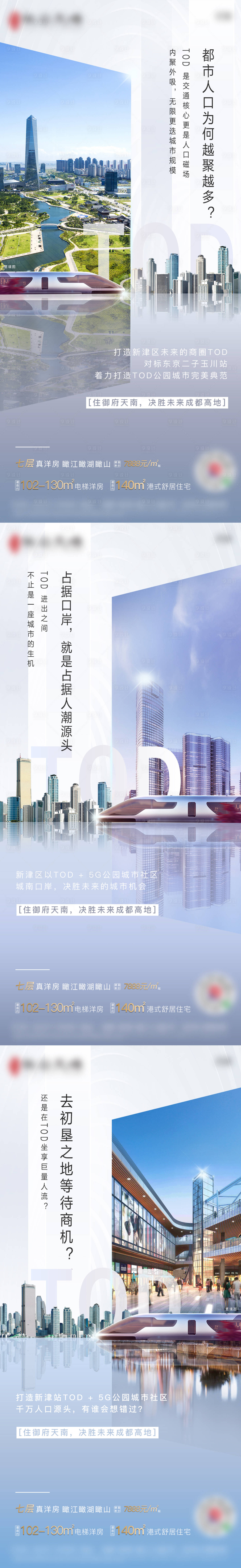 源文件下载【享设计】搜索编号：96020003015101867【房地产TOD价值点海报】
