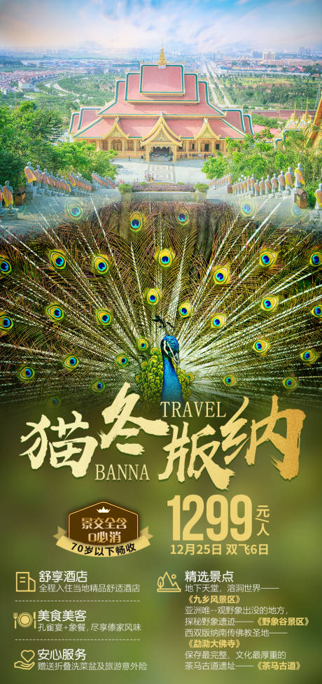 源文件下載【版納旅游海報】編號：28620002859145785