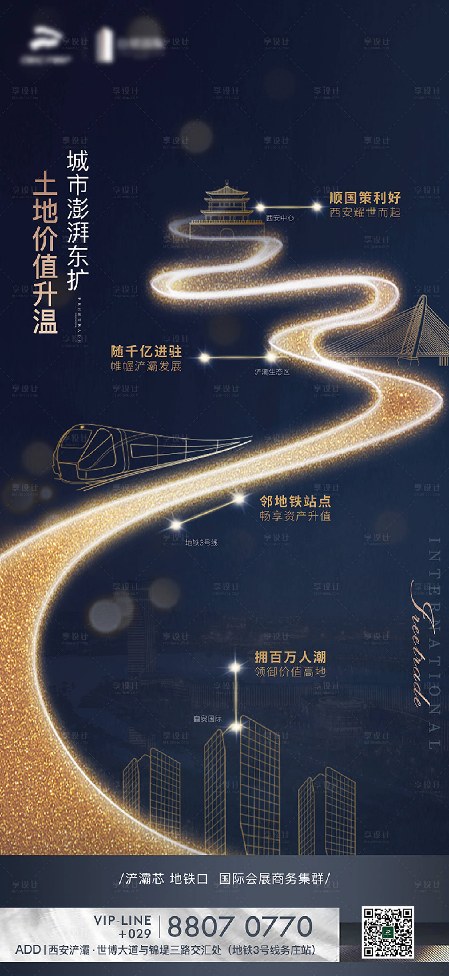 源文件下载【享设计】搜索编号：92280002814258470【区位价值点海报】