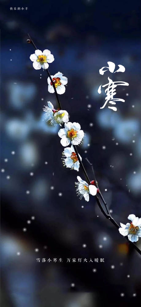 源文件下载【小寒节气海报】编号：80050003061771729