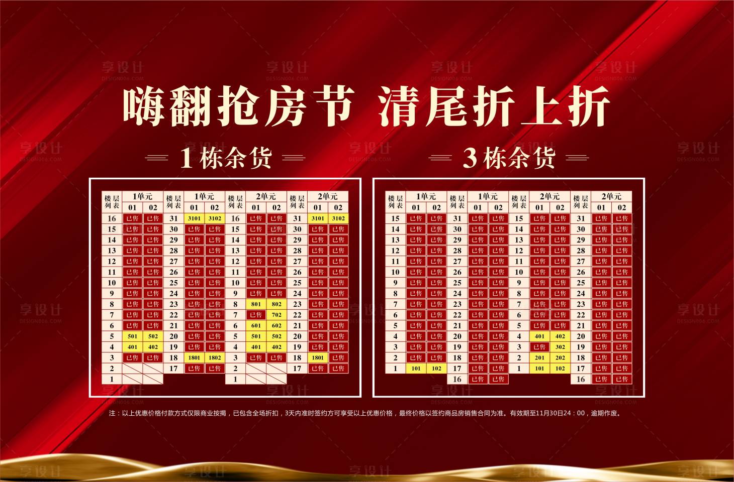 源文件下载【房地产销控板】编号：20201202163923446