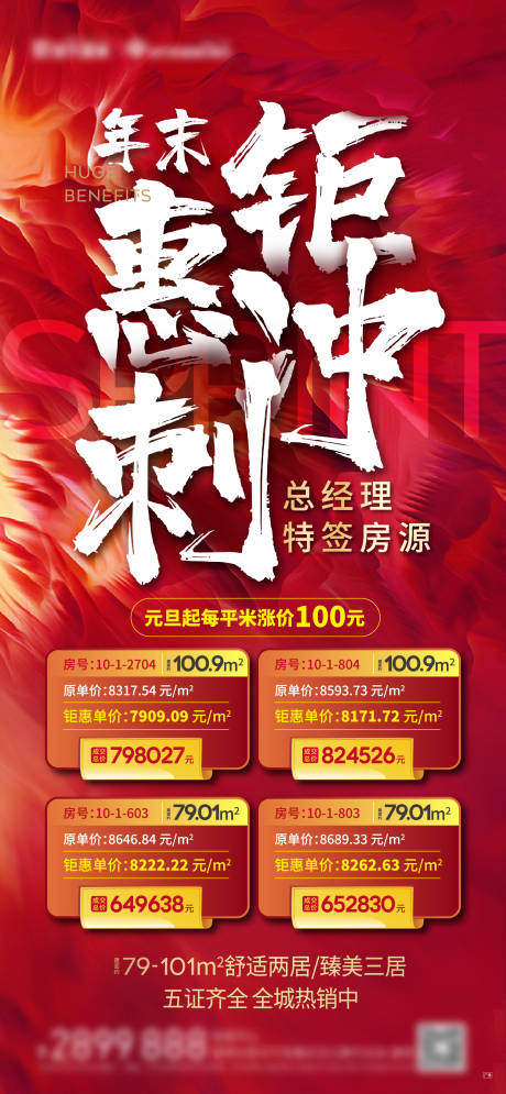 源文件下载【地产年末冲刺特价房源海报】编号：78980003094827526