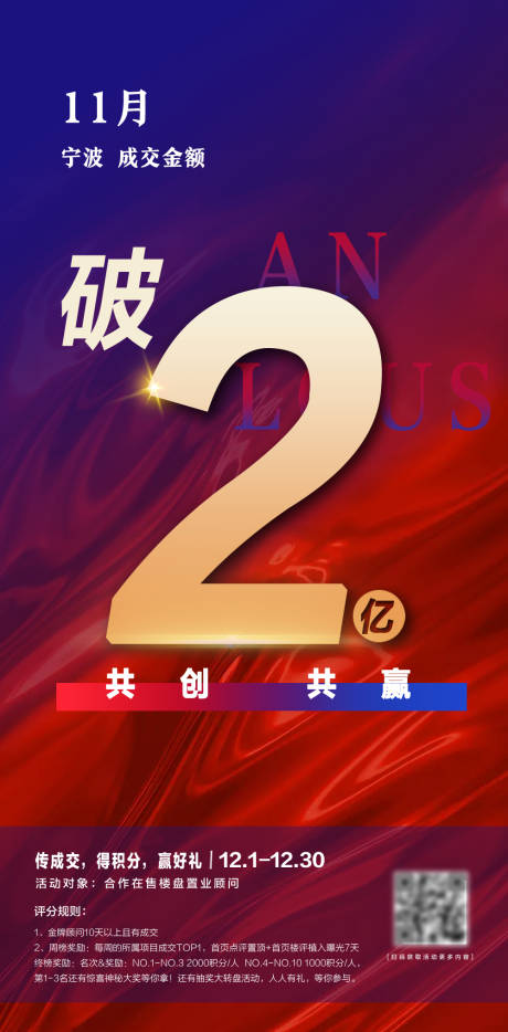 源文件下载【成交破亿海报】编号：16890003001893270