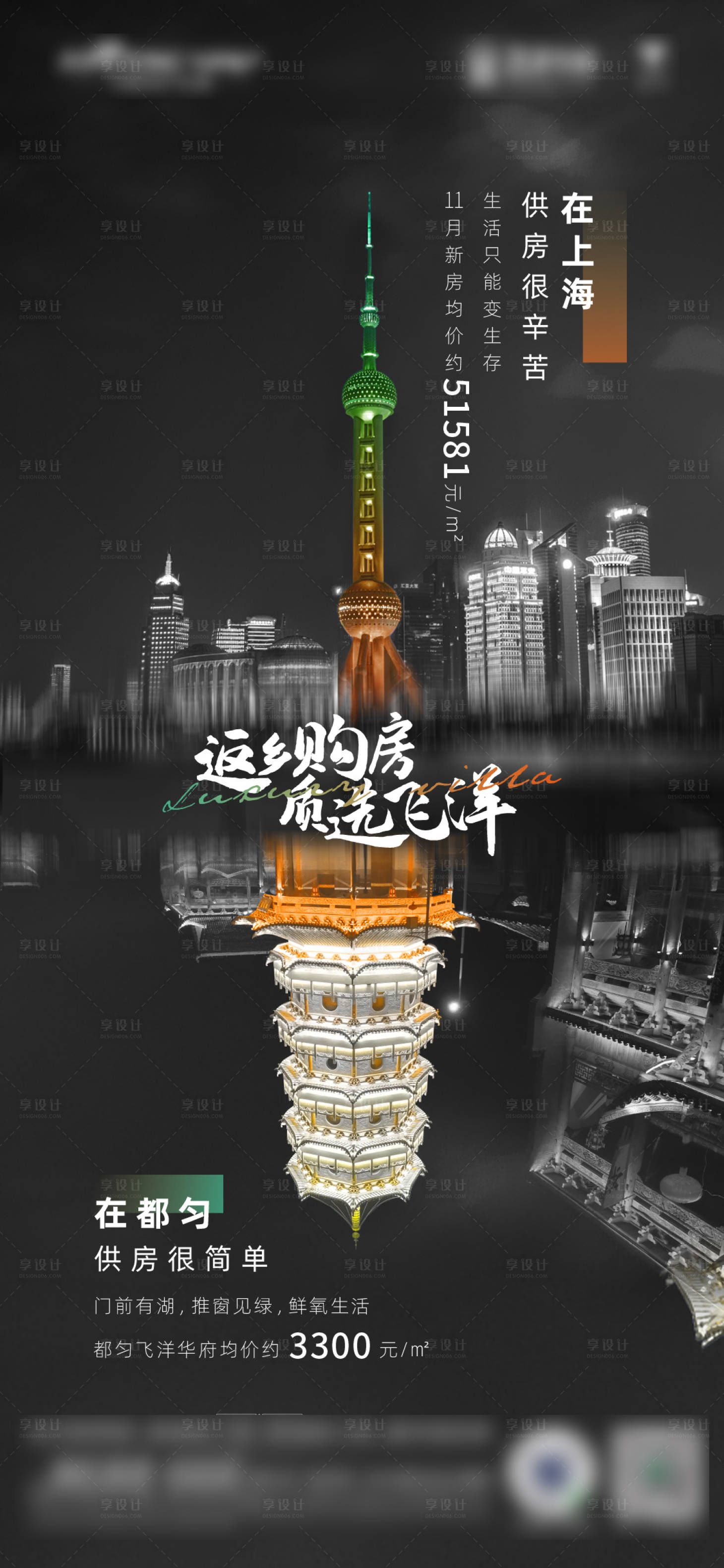 源文件下载【享设计】搜索编号：38690002907067929【购房对比海报】