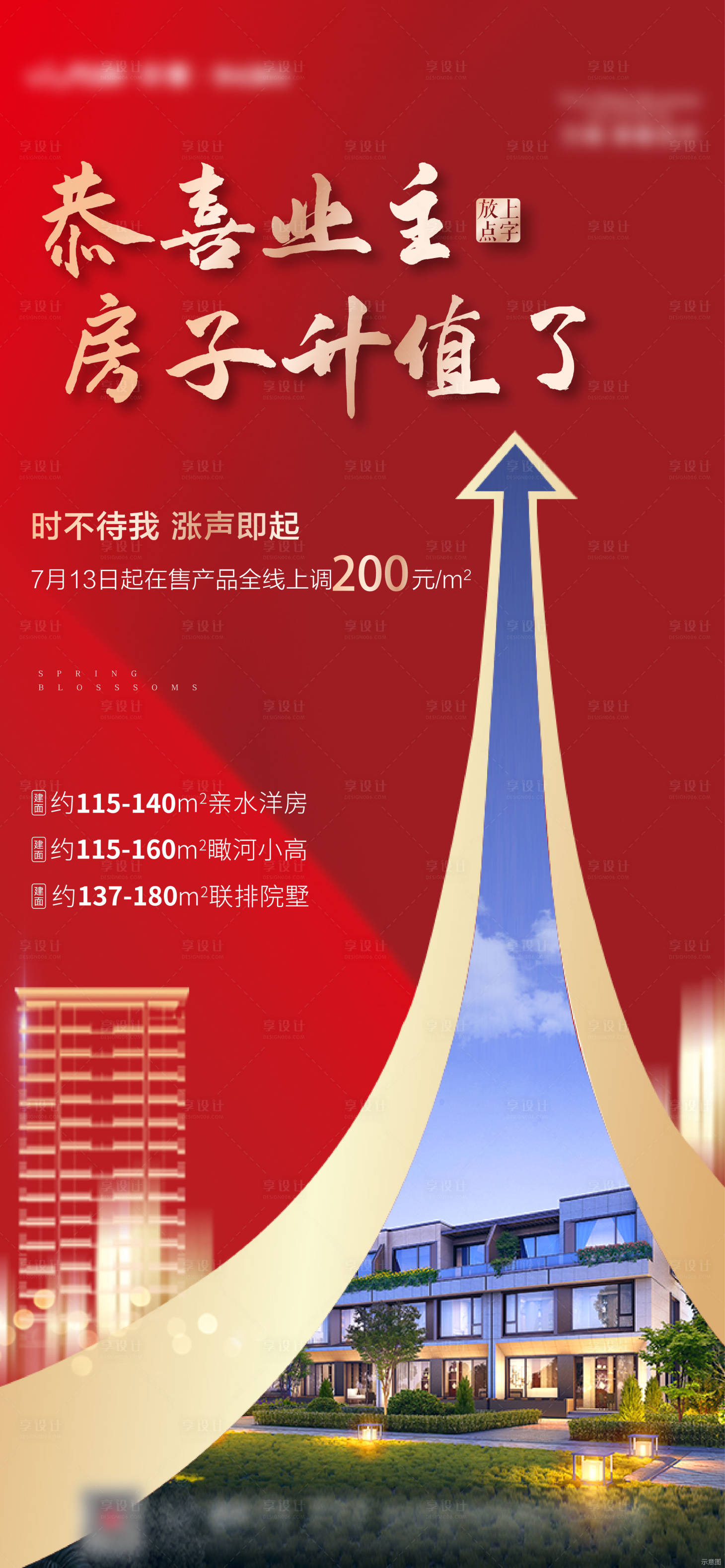 源文件下载【地产涨价海报】编号：44000003030495351