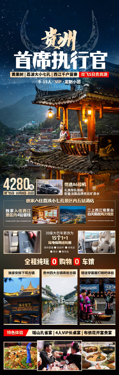 编号：20201216154717288【享设计】源文件下载-贵州旅游海报长图