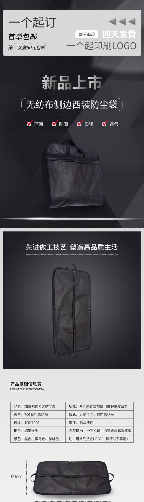 源文件下载【防尘袋电商详情页】编号：93910002748461015