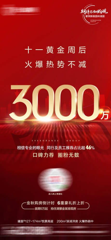 源文件下載【享設(shè)計(jì)】搜索編號(hào)：58030002876208960【地產(chǎn)紅金熱銷海報(bào)】