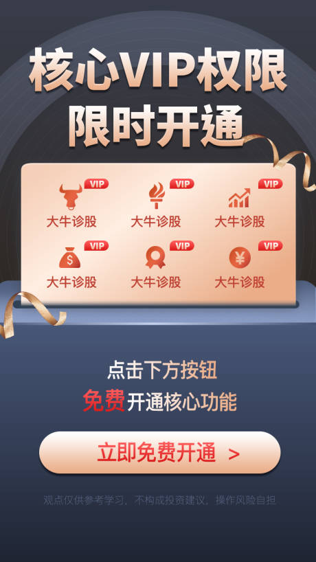 源文件下载【限时免费开通VIP权益海报】编号：71720002746855991