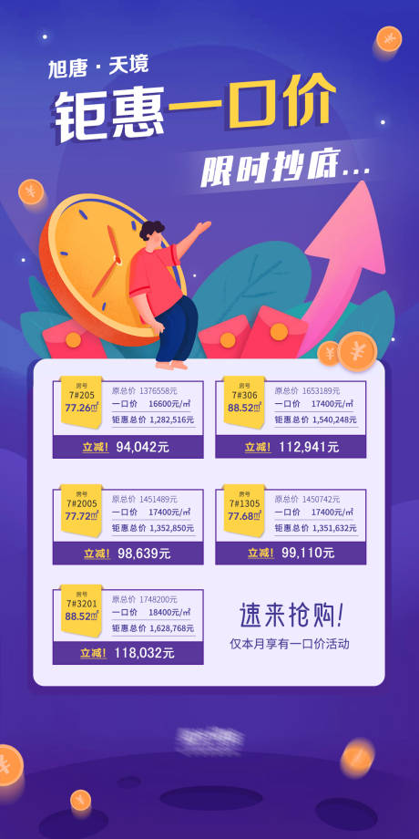 源文件下载【地产特价房移动端海报】编号：13490002921976669