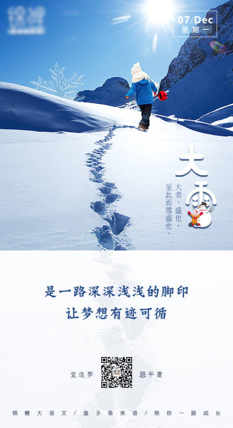 源文件下载【大雪海报】编号：45480003109588446