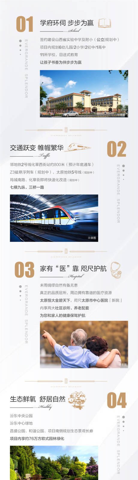 源文件下載【房地產藍金價值點長圖海報】編號：67150002851408893