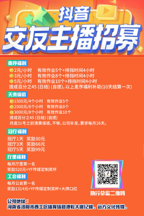 源文件下载【直播招聘海报】编号：20201213215119751