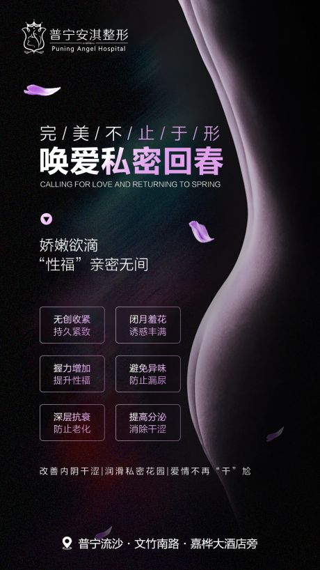 源文件下载【私密回春医美海报】编号：13640003086589238