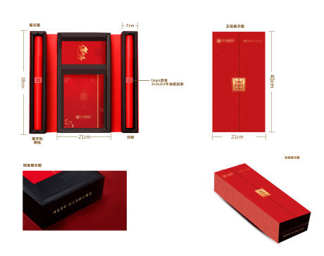 源文件下载【新年礼盒包装设计】编号：75280003351498496