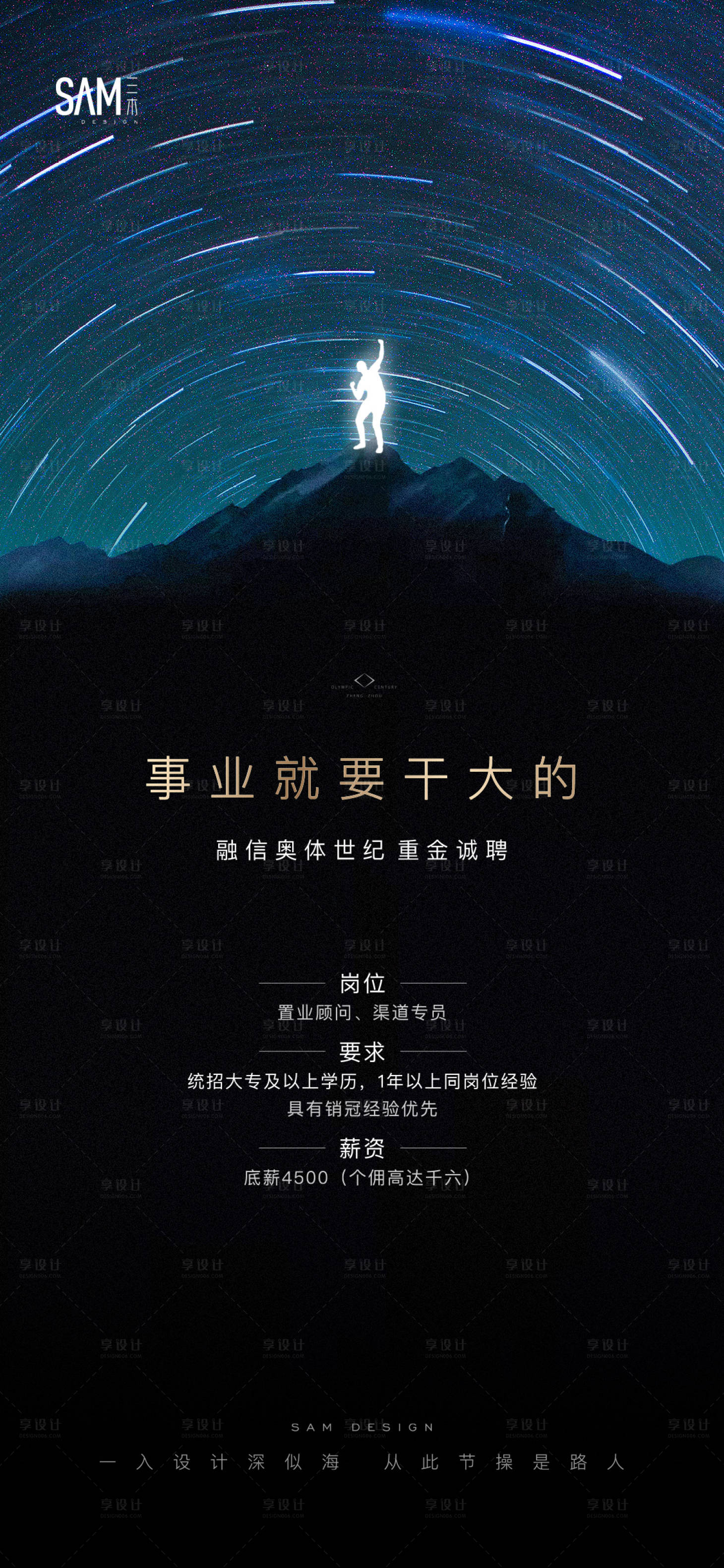 源文件下載【享設計】搜索編號：62860003359466676【地產招聘人物海報】