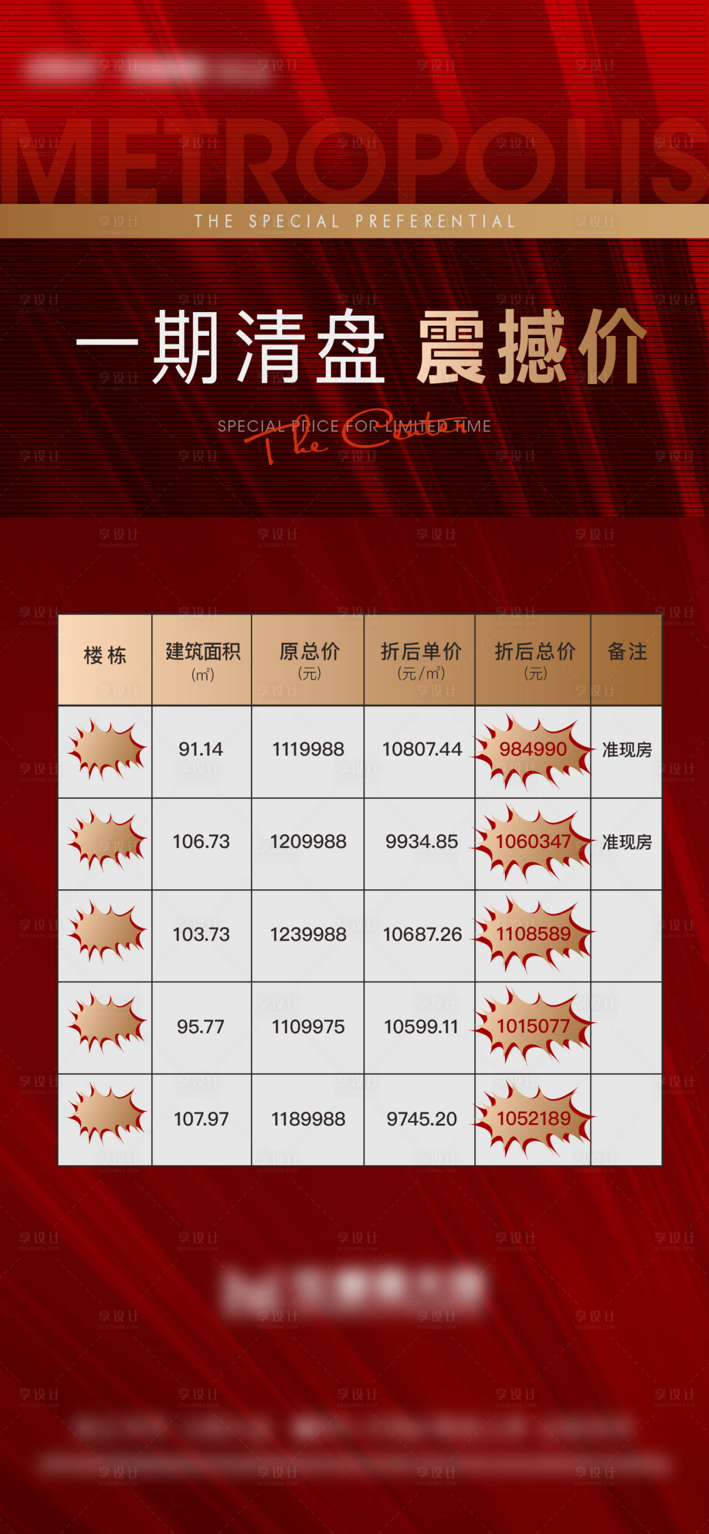 源文件下載【享設計】搜索編號：96700003212172059【特價房優惠紅金海報】