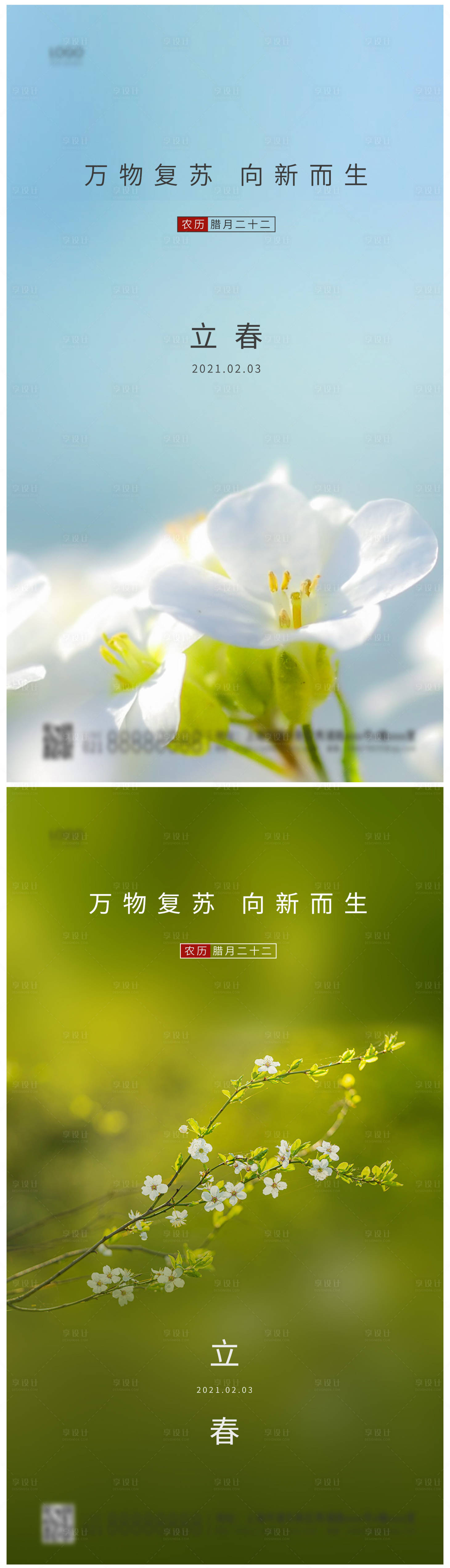 源文件下载【二十四节气立春简约海报】编号：97050003404846989