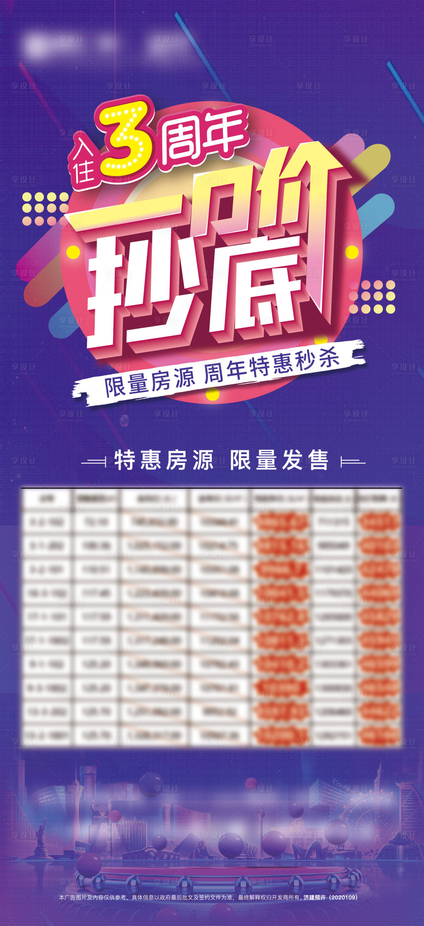 源文件下载【享设计】搜索编号：11300003274164586【房地产抄底价特惠楼盘海报】