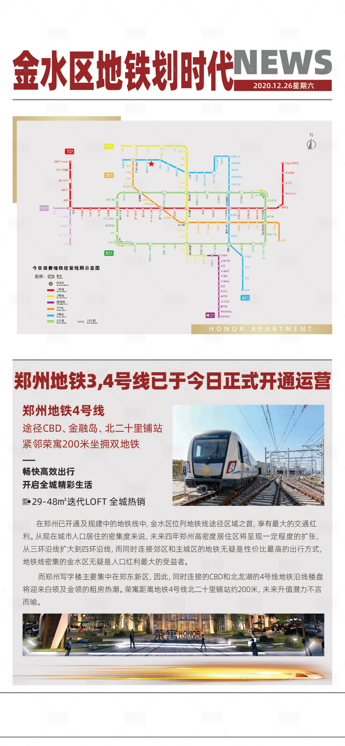 源文件下载【享设计】搜索编号：29700003276883628【房地产地铁开通新闻报】