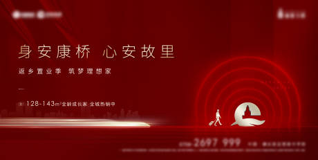 源文件下载【红色返乡置业海报】编号：11480003178655998