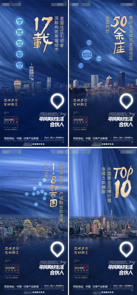 源文件下载【地产品牌价值点系列海报】编号：40870003308606327