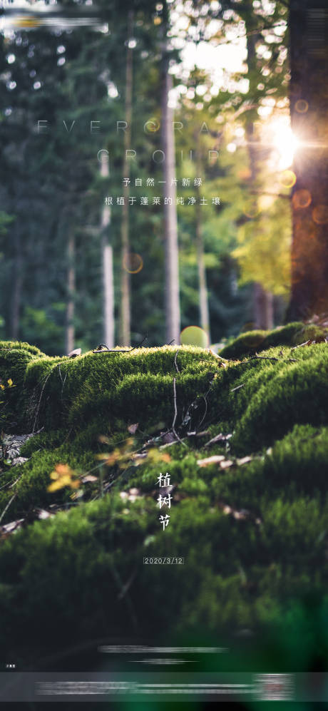 源文件下载【植树节节日海报】编号：21680003428398654