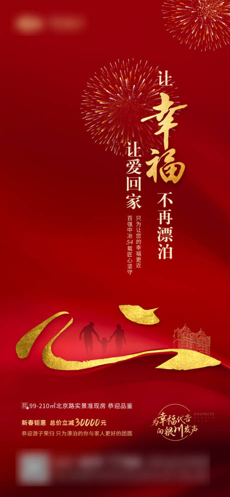 源文件下載【地產返鄉(xiāng)置業(yè)紅金海報】編號：13030003417733642