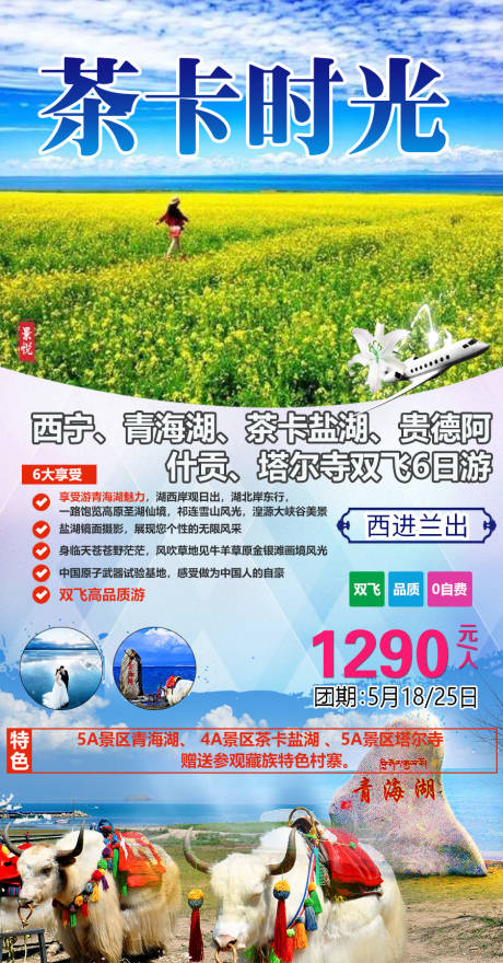 源文件下载【茶卡时光旅游海报】编号：21110003364025949