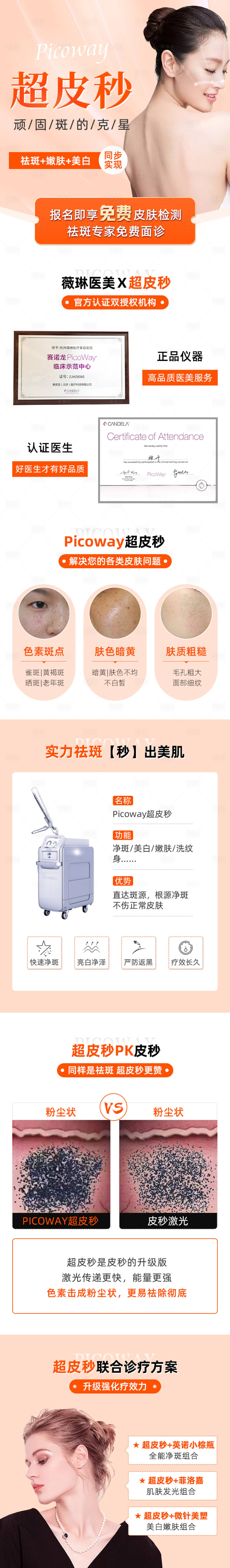 源文件下载【享设计】搜索编号：91330003241569478【超皮秒祛斑详情页】