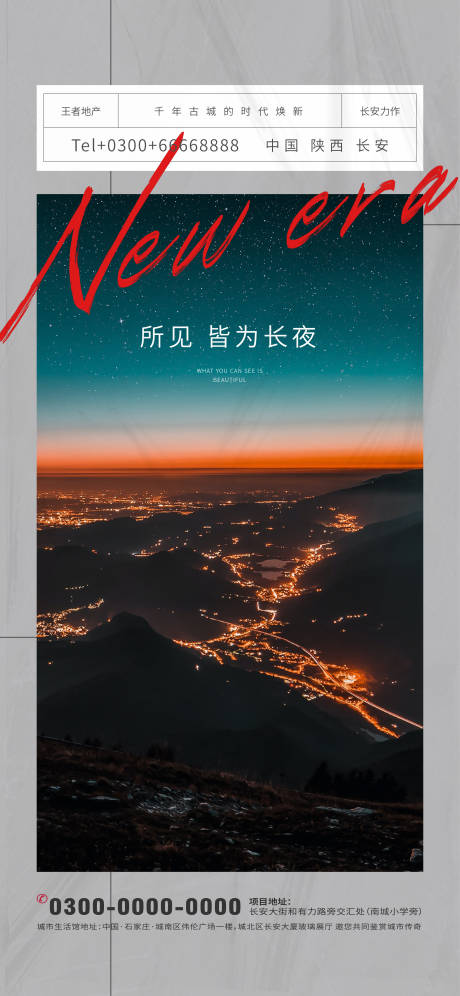 源文件下载【地产格局文案海报】编号：82070003362611030