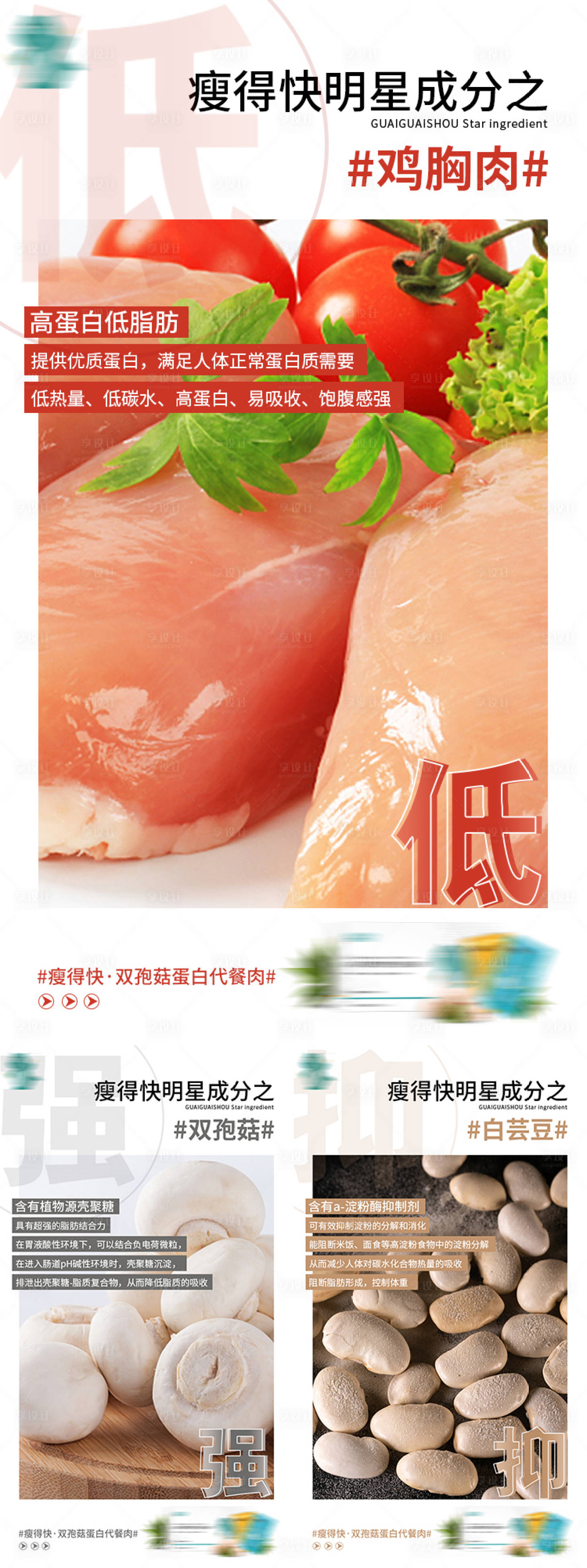源文件下載【享設計】搜索編號：98020003155883742【減肥產品成分海報】