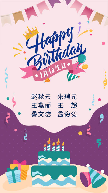 源文件下載【生日海報】編號：47950003357111887