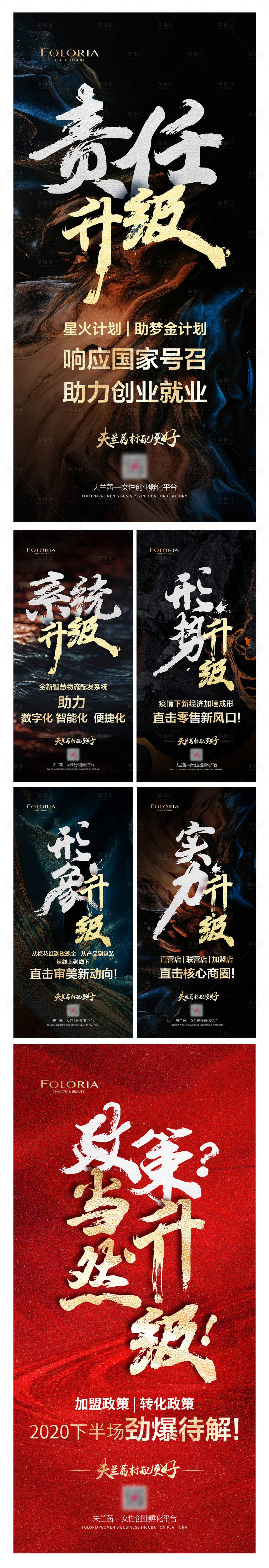 源文件下载【享设计】搜索编号：26120003396783983【微商责任升级系列海报】