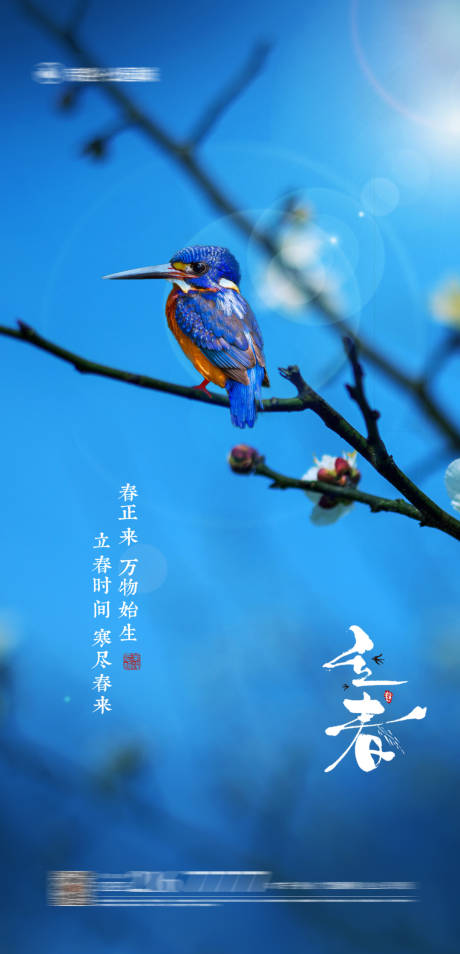源文件下載【享設計】搜索編號：82410003424164987【立春節(jié)氣移動端海報】