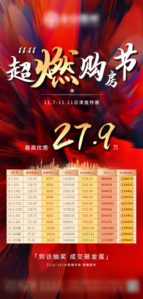 源文件下载【地产特价房活动海报】编号：20210114084751517