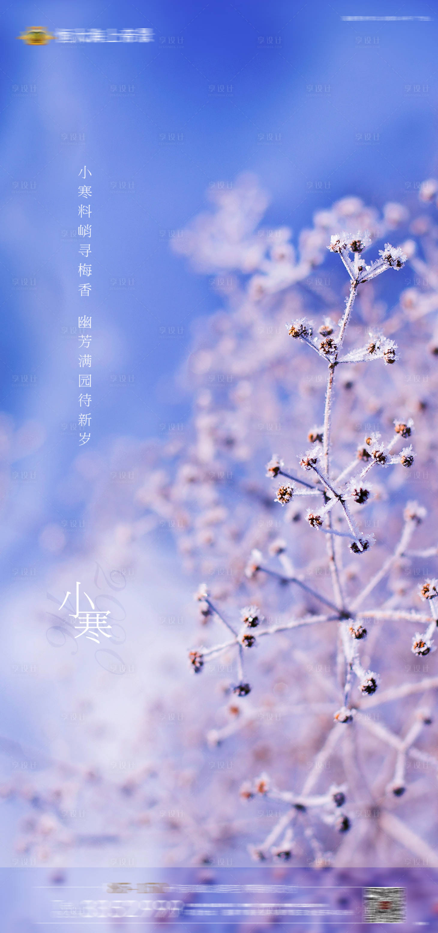 源文件下载【大寒节气海报】编号：30610003227432565